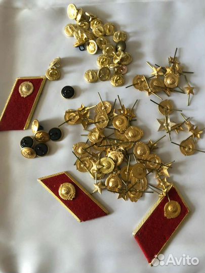 Пуговицы, звезды, гербы СССР для погон
