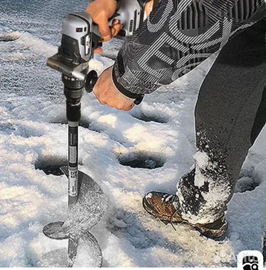 Шуруповерт для ледобура nanwei два АКБ