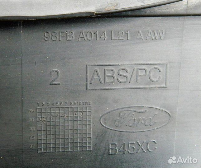 Рамка панели приборов Ford Fiesta 4