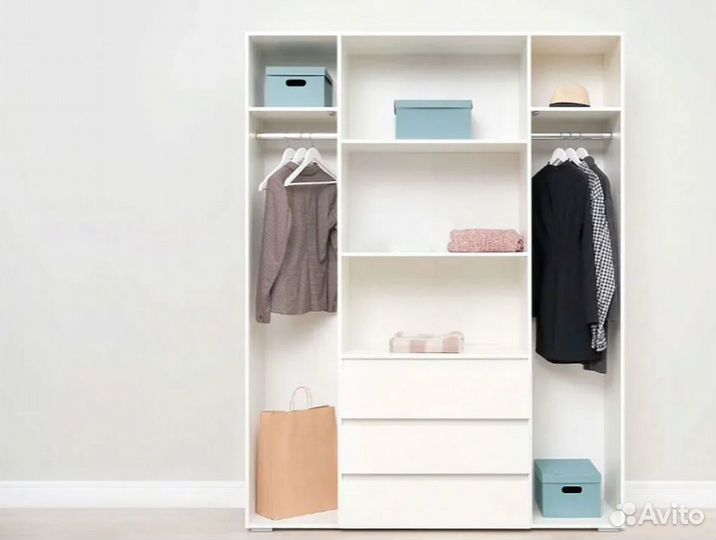 Хелен шк 05 Шкаф 4х створчатый белый