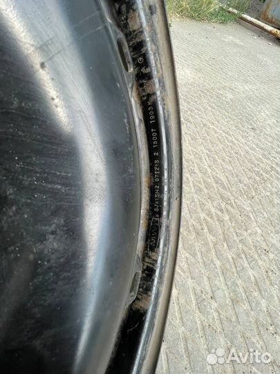 Диск R15x6J, 5х100, DIA 57.1, ET38 Фольксваген Пол