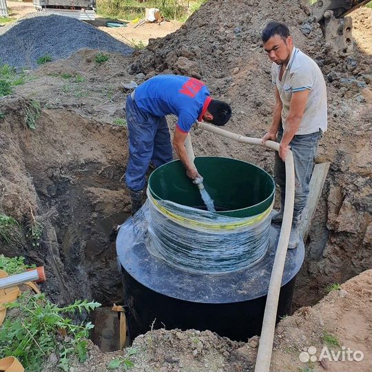 Автономная канализация монтаж