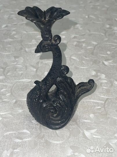 Статуэтка Подсвечник Лебедь СССР Касли