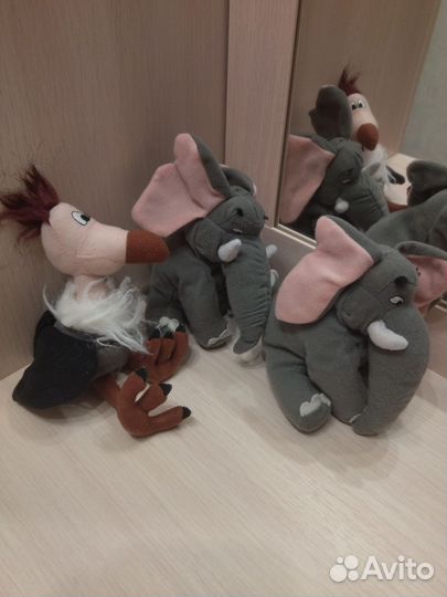 Мягкие игрушки McDonald's и Burger King