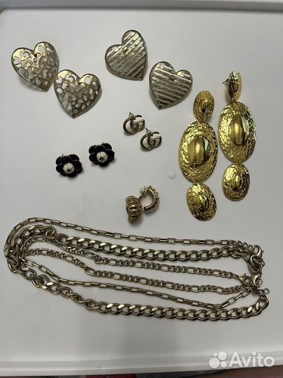 Серьги и цепь Zara
