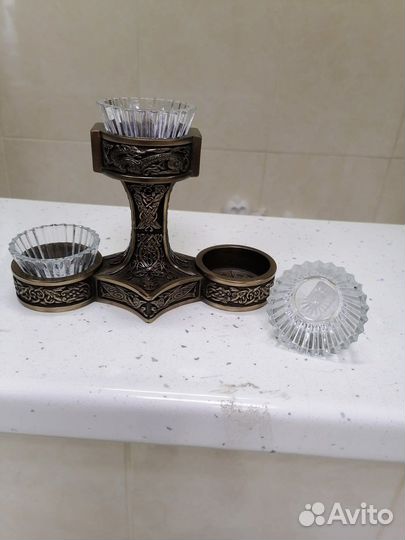 Подсвечник, Молот Тора(на 3 чайных свечи)