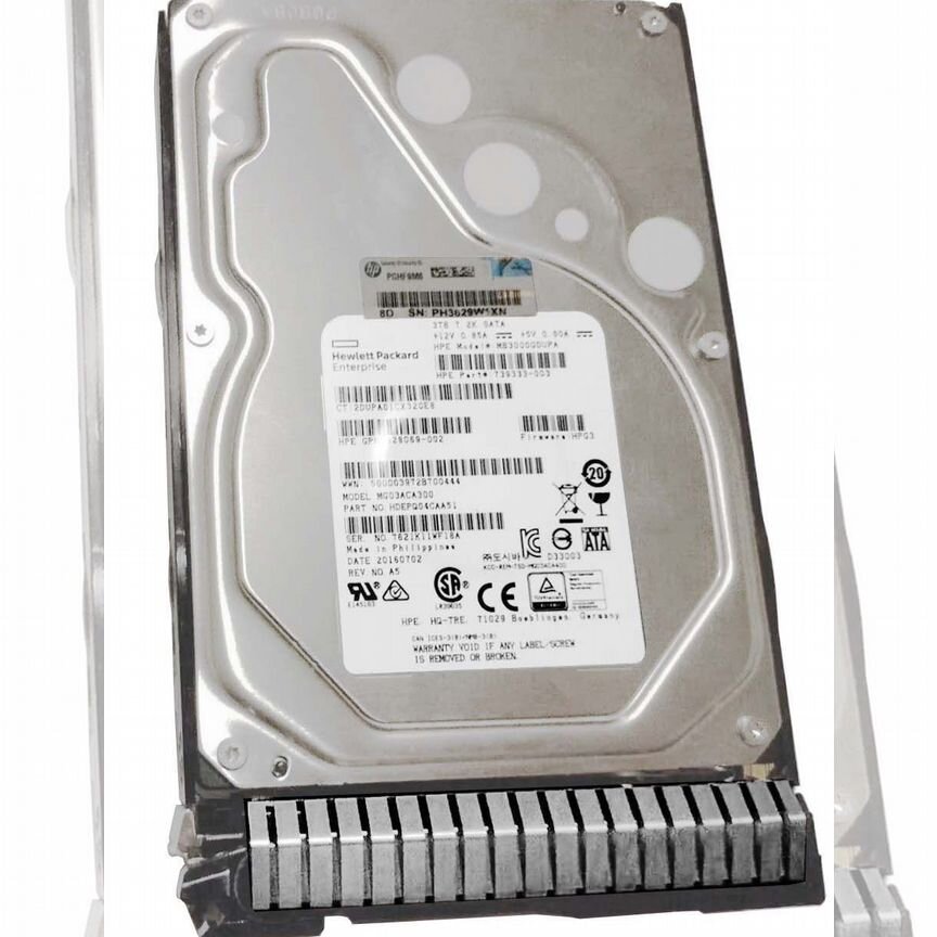[MB3000GDUPA] Жесткий Диск Hpe 3tb Sata3.5 Mb3000gdupa