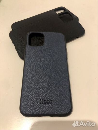 Чехлы iPhone 11 Pro кожа кожзам
