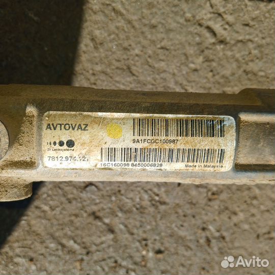 Рулевая рейка на LADA vesta