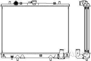 Радиатор сист. охл. Sakura 3322-1002 33221002 S