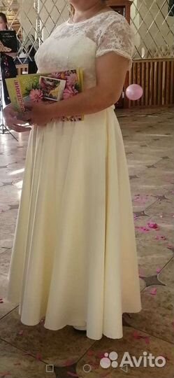 Вечернее платье 46 размера в пол