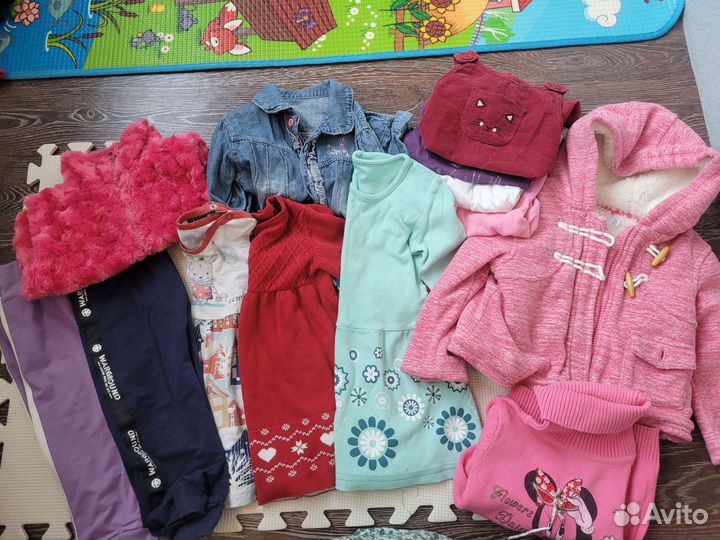 Вещи пакетом на девочку 80-86
