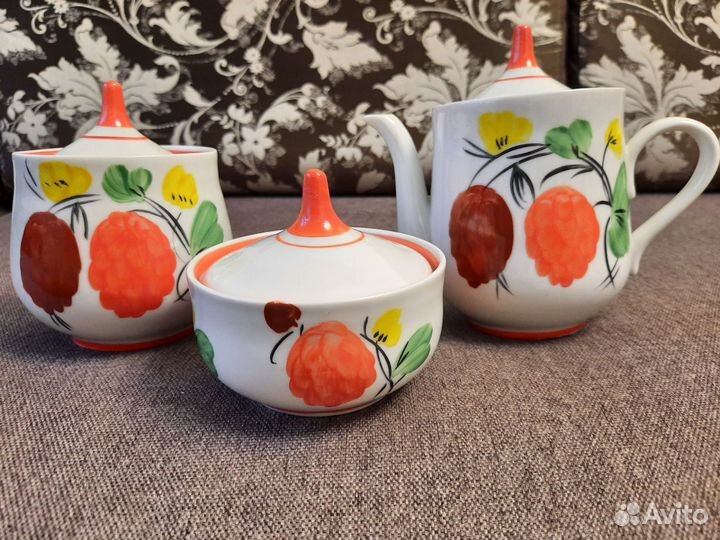Сервиз чайный роспись