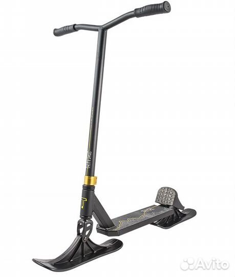 Самокат с лыжей TechTeam Traverse, черный