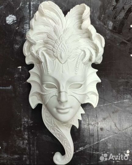 Маска венецианская гипсовая