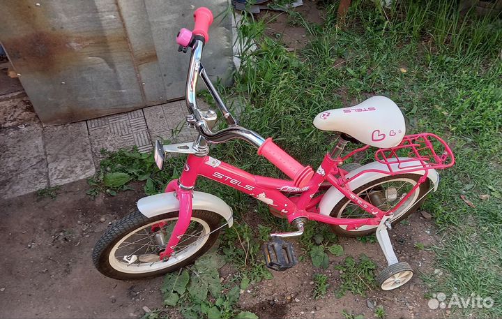 Детский велосипед с родительской ручкой