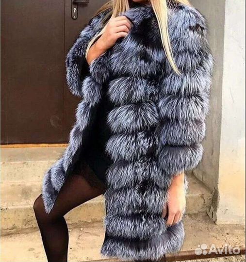Шуба из чернобурки