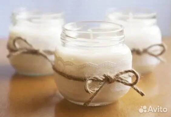 Стеклянные баночки от детского питани