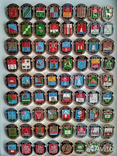 Геральдика и другие серии значков