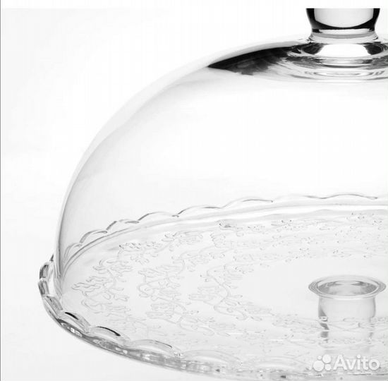 Икеа блюдо с крышкой новое стекло