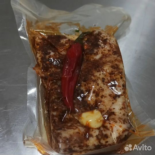 Сало в специях