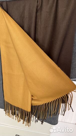 Новый кашемировый большой женский шарф