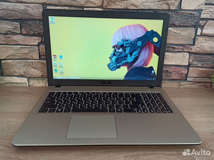 Быстрый игровой ноутбук asus 4gb/ssd 320gb