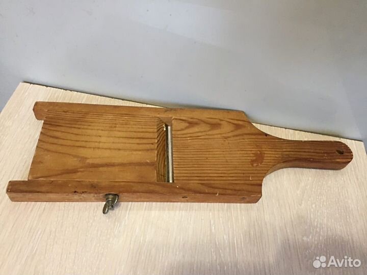 Деревянная шинковка для капусты СССР