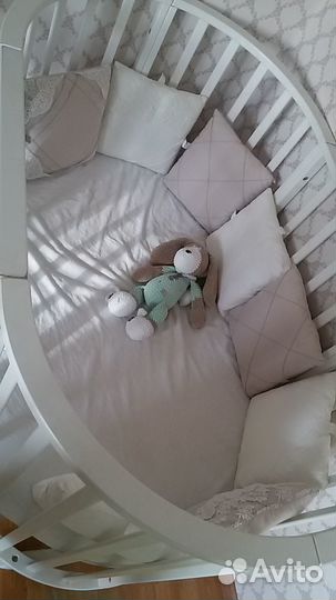 Кроватки детские 7в1 с маятником