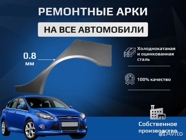 Ремонтные арки для для citroen c4