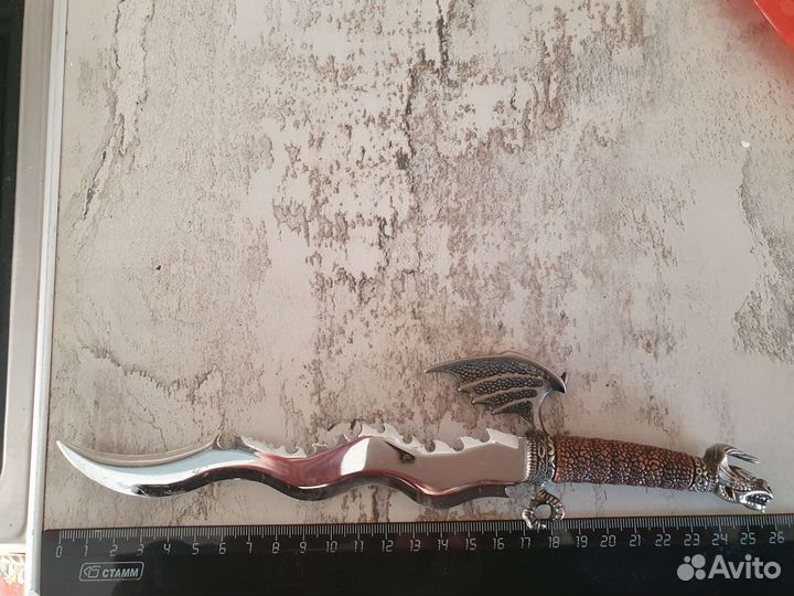 Нож мечь стальной сувенирный