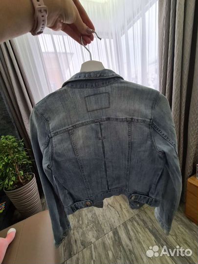 Джинсовая куртка hm размер XS