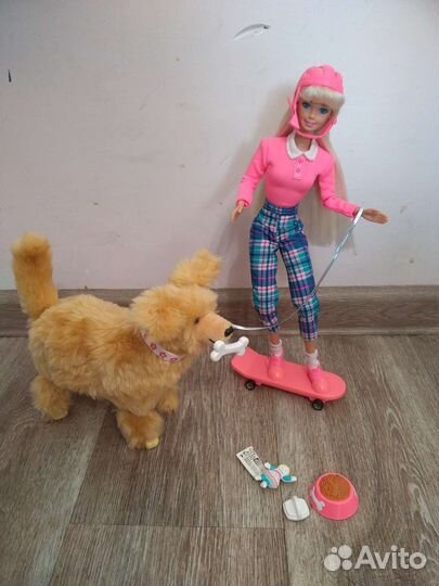 Barbie & Ginger Барби с собакой Барби 90х