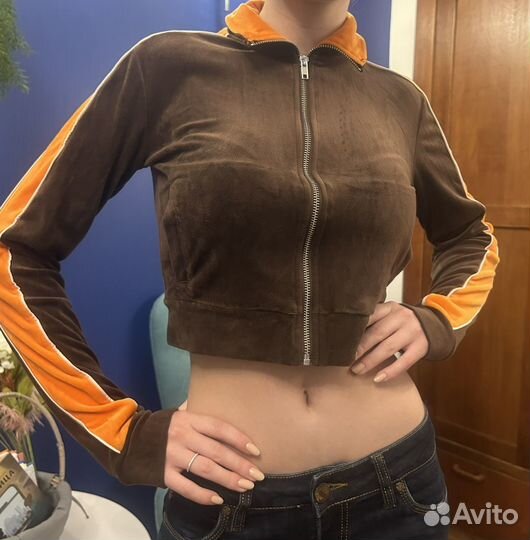 Зип худи облегающее женское