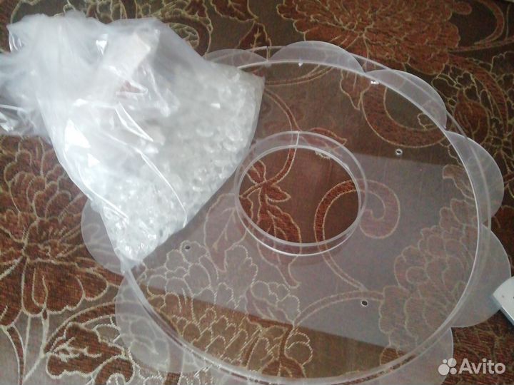 Люстра потолочная светодиодная с пультом