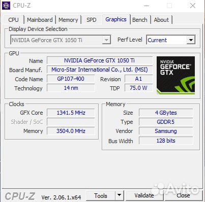1050ti msi 4gb