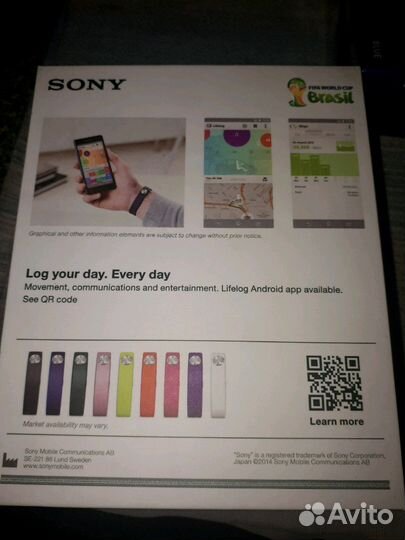 Браслет sony smart band
