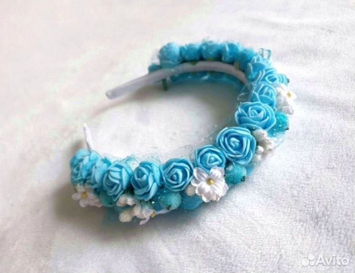 Ободок из роз Цветочный ободок Цветы