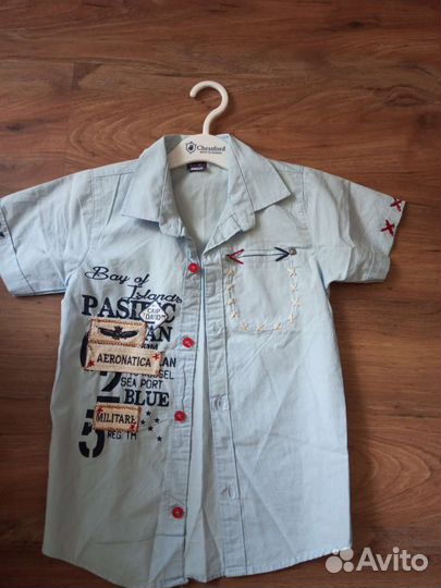 Рубашка на мальчика 7 лет
