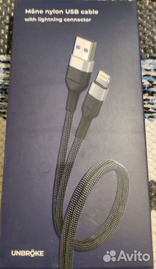 Кабель для iPhone unbroke Mane USB-Lightning 1,2 м