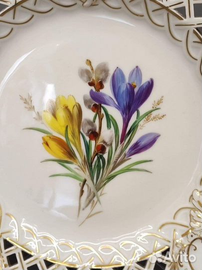 Антикварное блюдо Meissen 1947-1973