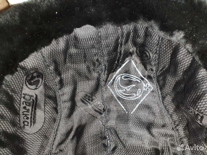 Шляпка женская утепленная,натуральная р.55