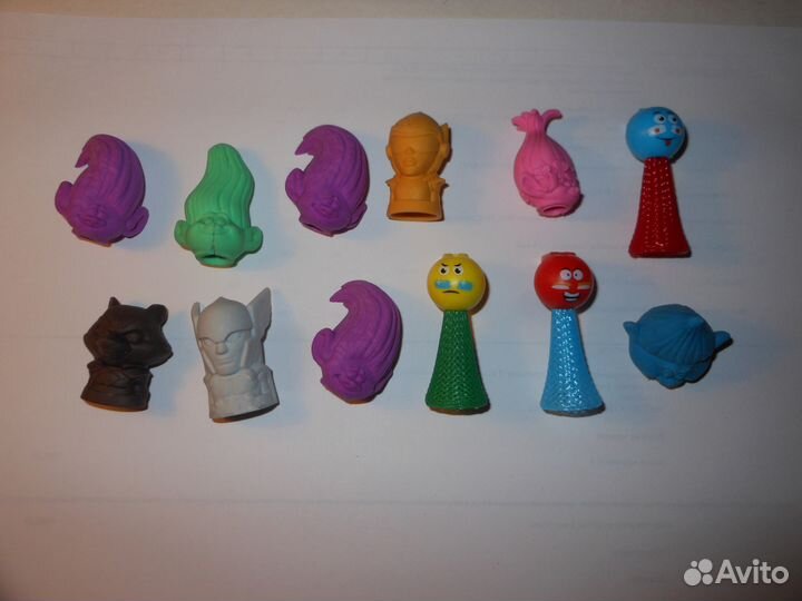 Ластики 12 шт