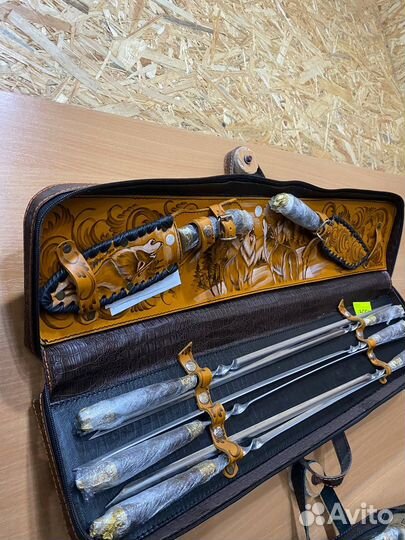 Шашлычный набор в мягком чехле