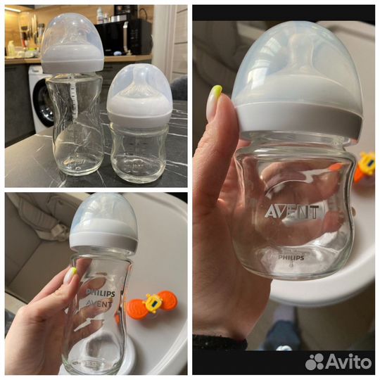 Бутылочки avent стекло