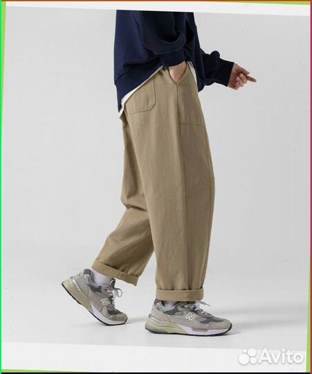 Широкие брюки карго (Premium качество)