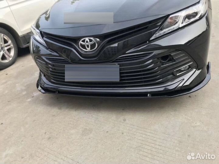 Camry 70 Сплиттер Губа Диффузор бампера L5LH6