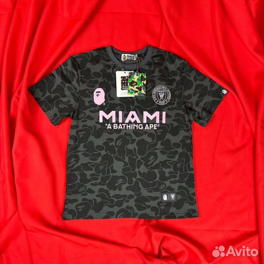 Футболка Bape x inter Miami (3 цвета)