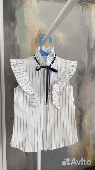 Блузка школьная 128