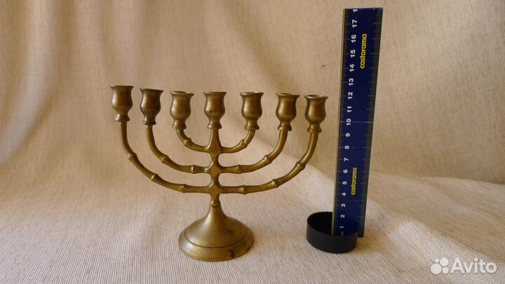 Старинные Меноры. Бронза, латунь. (NL) Цена от